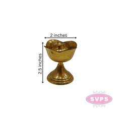 Brass lotus Shape Agarbathi Stand / Incense Stick Holder