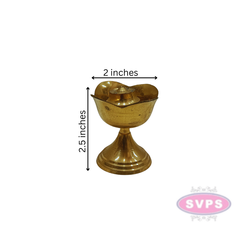 Brass lotus Shape Agarbathi Stand / Incense Stick Holder