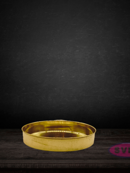 Brass round Puja Thali