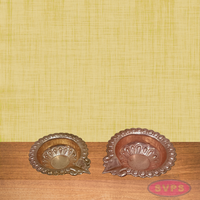 Copper Diya For Pooja