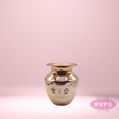 Copper Thiruman Iyengar Sombu / 4 Inches Diameter