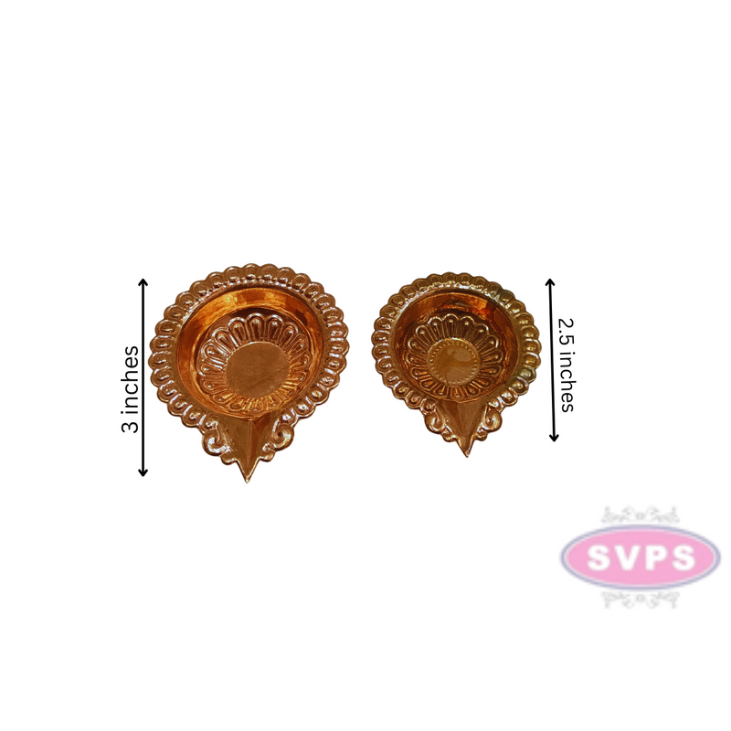 Copper Kuber Diya For Puja