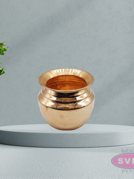 Copper Thiruman Sangu Chakram Pooja Kalash Pot