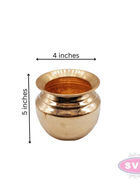 Copper Thiruman Sangu Chakram Pooja Kalash Pot