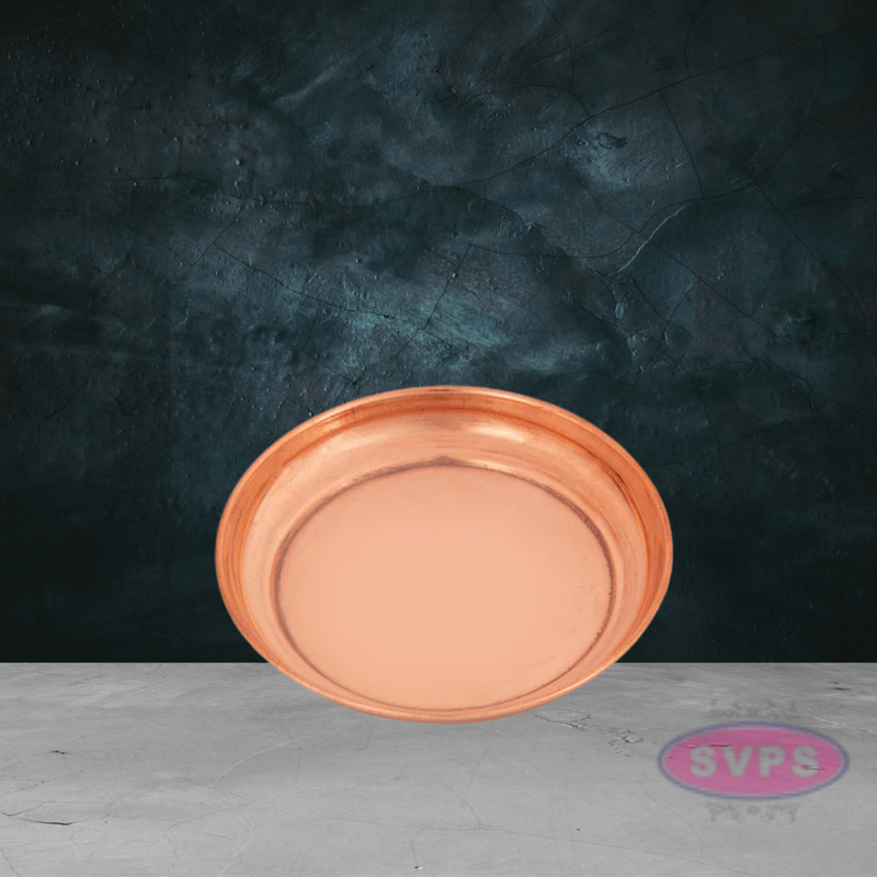 Copper Pooja Plate / Pooja Thali