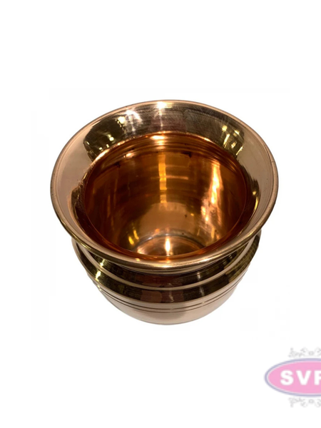 Copper Sombu / Kalash For Pooja And Water Storage / 250 ml