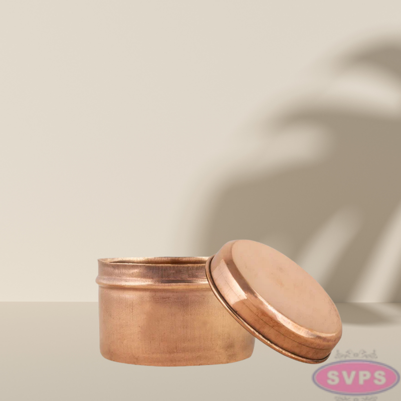 Copper Storage Box With Lid