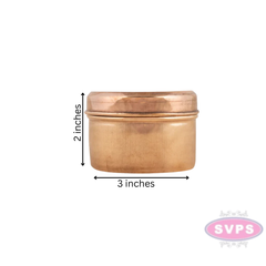 Copper Storage Box With Lid