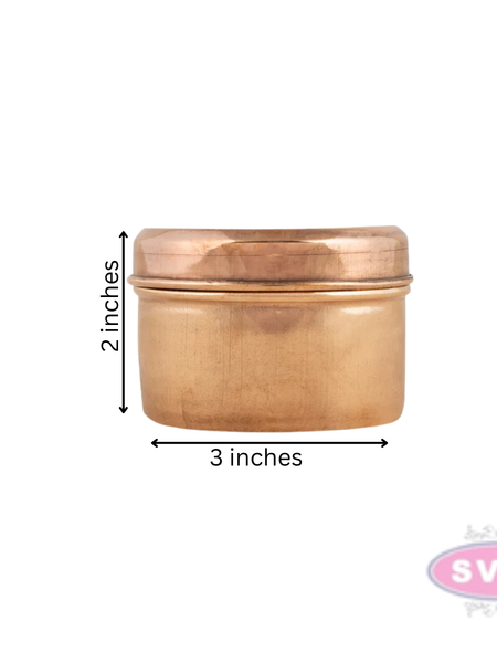 Copper Storage Box With Lid