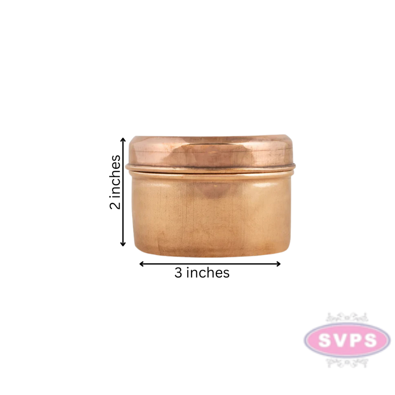 Copper Storage Box With Lid