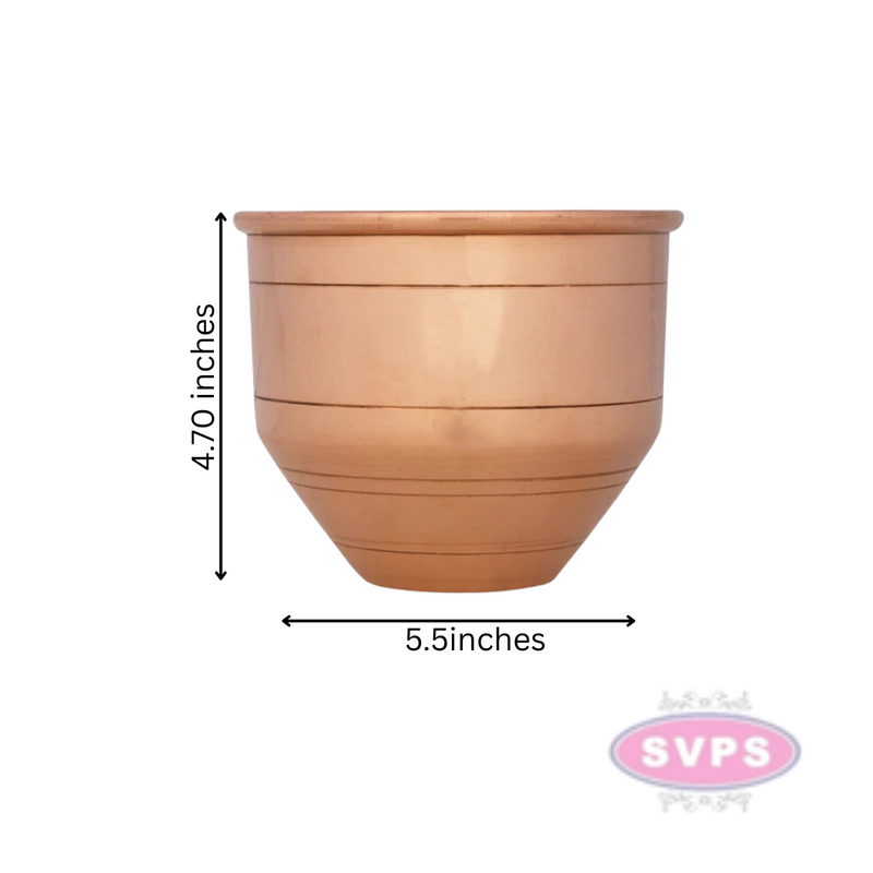 Copper Traditional Pooja Vattil