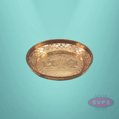 Copper Vadakalai Thiruman Sangu Chakram plate