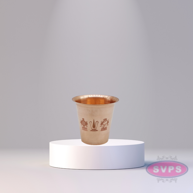 Copper Tiruman Sangu Chakram Tumbler