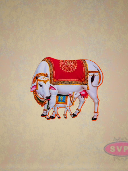 Cow And Calf Fridge Magnet