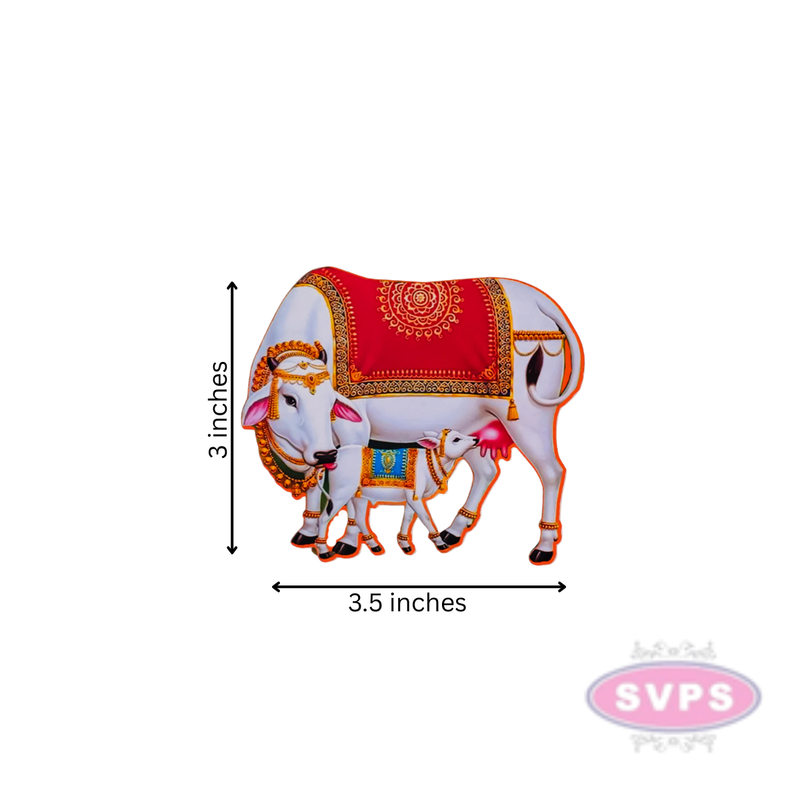 Cow And Calf Fridge Magnet