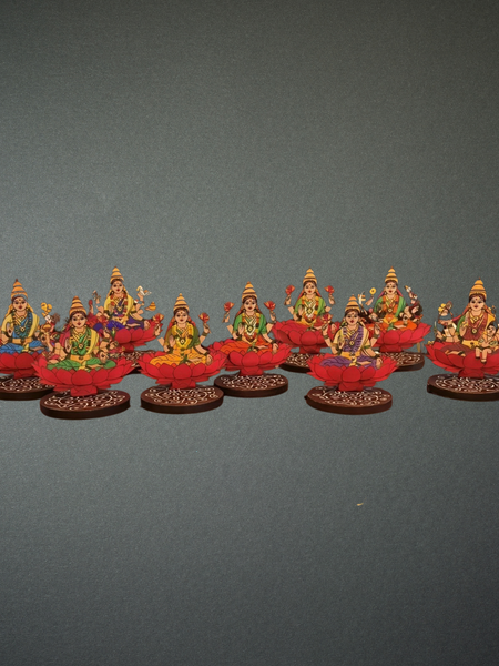 Handcrafted Wooden Ashtalakshmi Stand