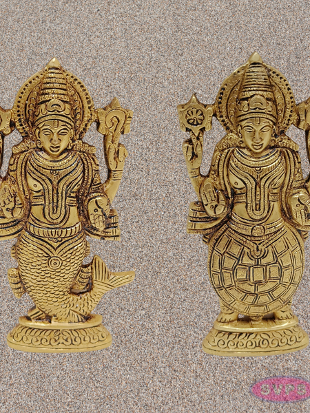 Brass Dasavatharam Set Wall Decor