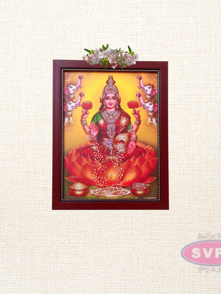 Dhana Lakshmi Photo Frame  12*9 Inches