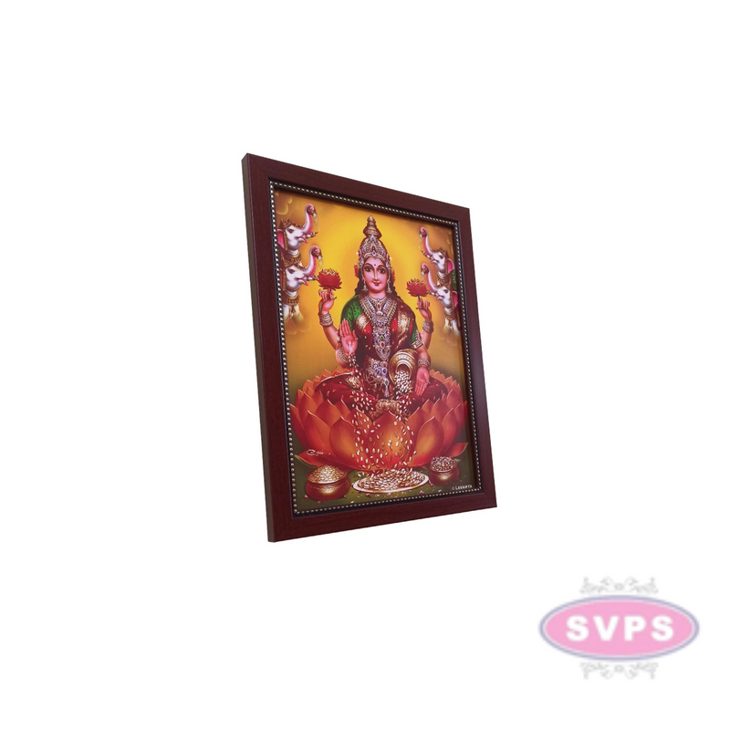 Dhana Lakshmi Photo Frame  12*9 Inches