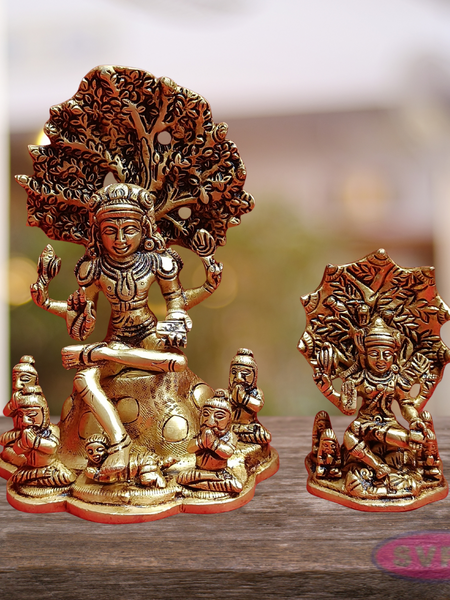 Brass  Dakshinamurthy Idol - 2 Variant