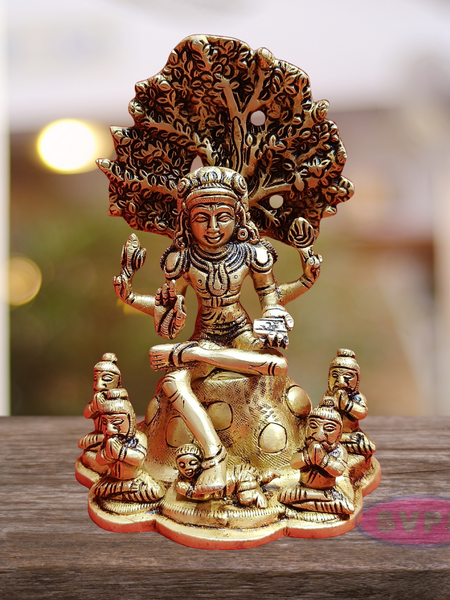 Brass  Dakshinamurthy Idol - 2 Variant