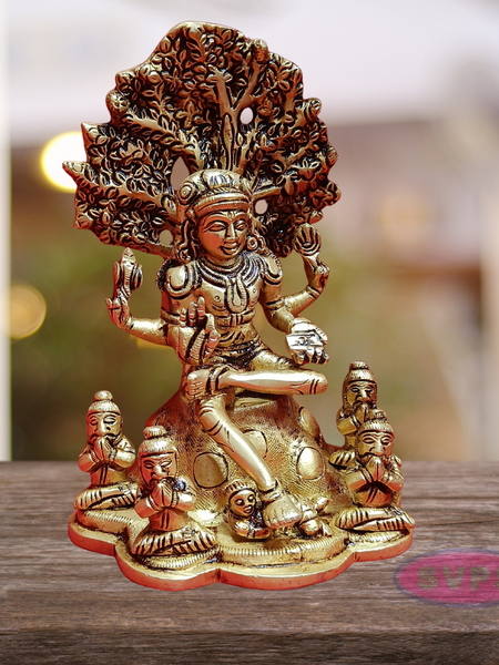 Brass  Dakshinamurthy Idol - 2 Variant