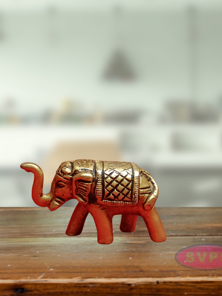 Brass Elephant Idol Small