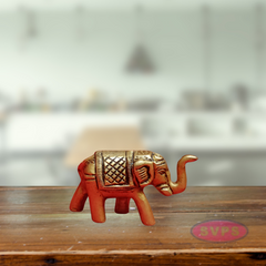 Brass Elephant Idol Small