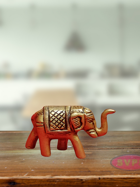 Brass Elephant Idol Small