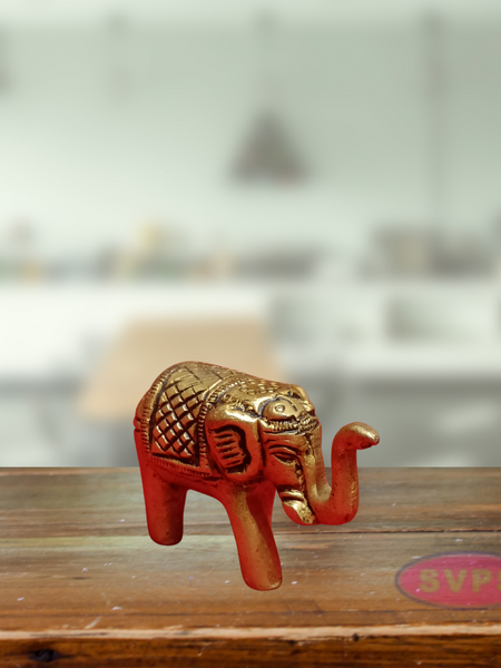 Brass Elephant Idol Small