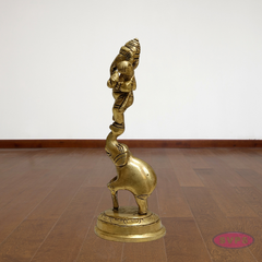 Brass Ganesh Narthanam Idol – Festive & Pooja Special