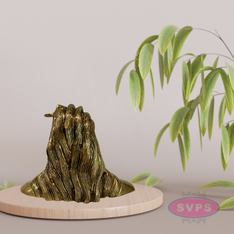 Brass Adiyogi Shiva Bust – Spiritual Home Decoration