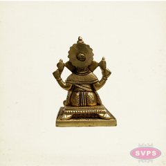 Brass Lord Ganesha Idol – Traditional Hindu Brass Statue