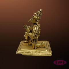 Brass Garuda Idol in Anjali Mudra – Traditional Vishnu Vahana Statue