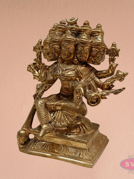 Goddess Gayatri Devi Panchaloha Idol