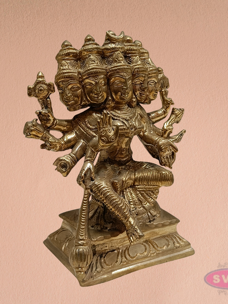 Goddess Gayatri Devi Panchaloha Idol