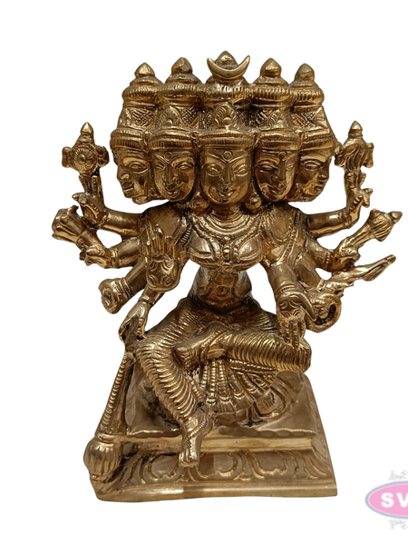 Goddess Gayatri Devi Panchaloha Idol