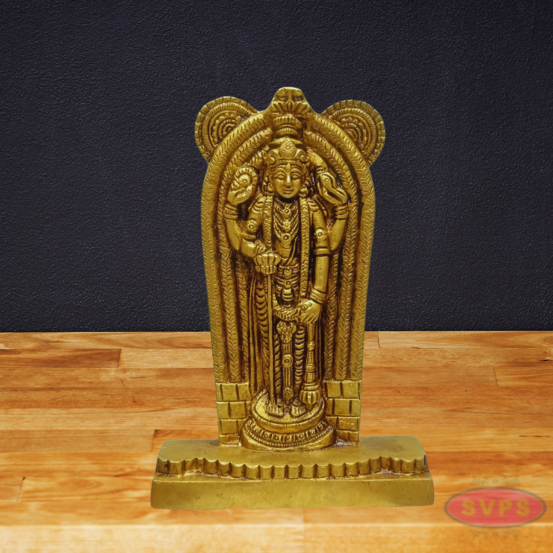 Brass Guruvayurappan Idol for Pooja Room & Home Decor