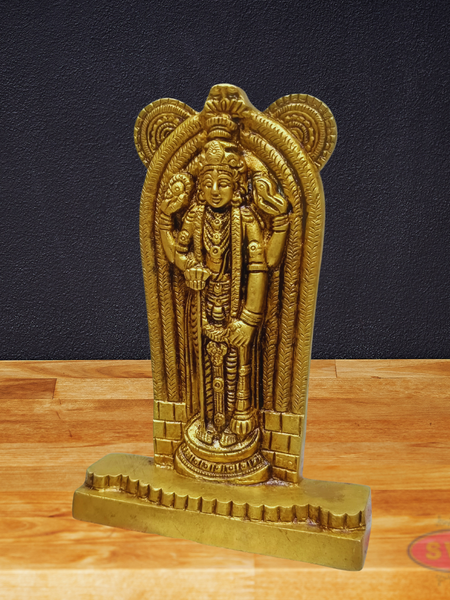 Brass Guruvayurappan Idol for Pooja Room & Home Decor