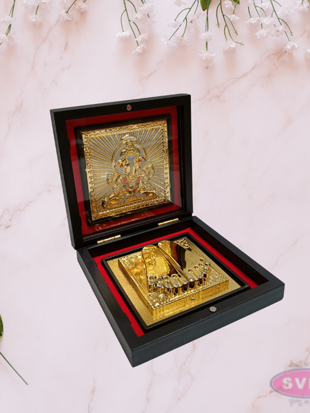 Gold Plated Sri Ganesha Padam Box