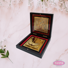Gold Plated Sri Ganesha Padam Box