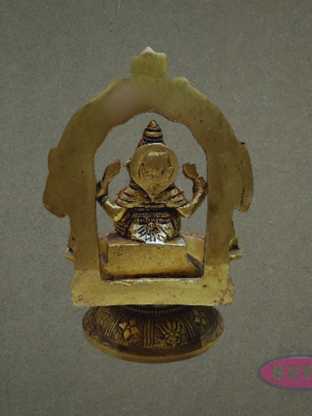 Antique Finish Brass Vinayagar Deepam – Home & Temple Use