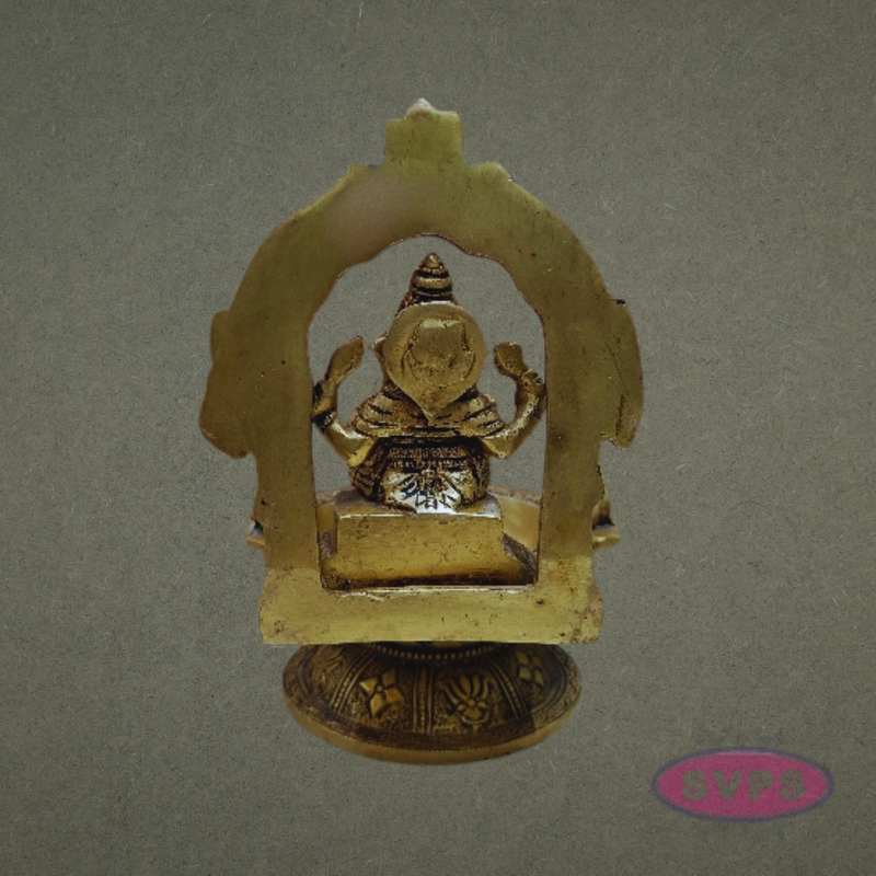 Antique Finish Brass Vinayagar Deepam – Home & Temple Use