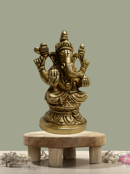 Decorative Brass Ganesh for Diwali & Gifting