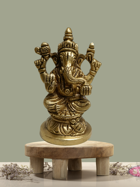 Decorative Brass Ganesh for Diwali & Gifting