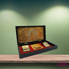 Gold Plated Ganesh Padam Box