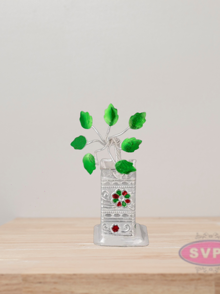 German Silver Tulasi Maadam For Home Mandir
