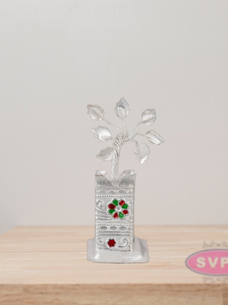 German Silver Tulasi Maadam For Home Mandir