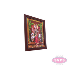Goddess Gruha Lakshmi with Cow Photo Frame