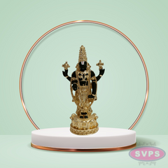 Gold  Silver Plated Balaji Statue For Home TempleCar DashBoardOffice Desk